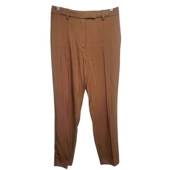 Reiss Joanne Womens Brown Slim Fit Ankle Pants, Size 6 Regular - Picture 1 of 9